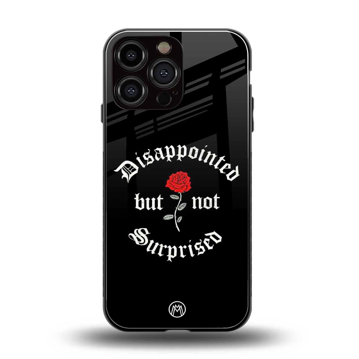 disappointed but not surprised back phone cover | glass case for iphone 16 pro max