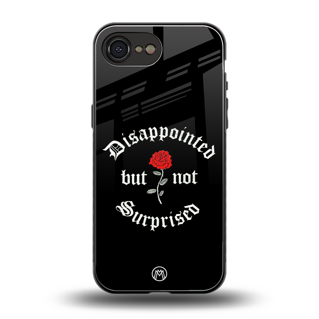 disappointed but not surprised back phone cover | glass case for iphone 16e