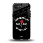 disappointed but not surprised back phone cover | glass case for iphone 16e