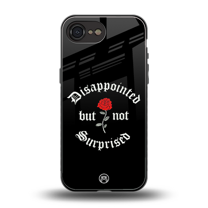 disappointed but not surprised back phone cover | glass case for iphone 16e