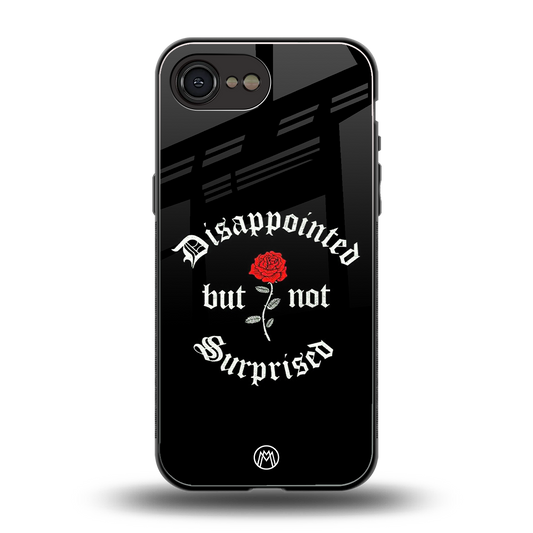 disappointed but not surprised back phone cover | glass case for iphone 16e