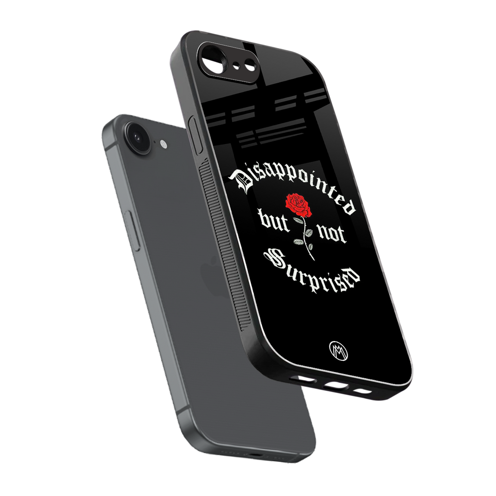 disappointed but not surprised back phone cover | glass case for iphone 16e