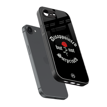 disappointed but not surprised back phone cover | glass case for iphone 16e
