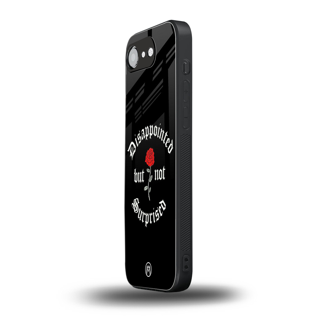 disappointed but not surprised back phone cover | glass case for iphone 16e