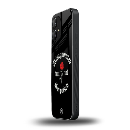 disappointed but not surprised back phone cover | glass case for nothing phone 1