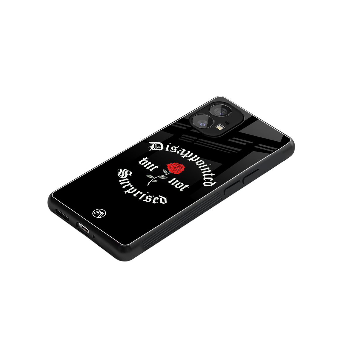disappointed but not surprised back phone cover | glass case for nothing phone 1