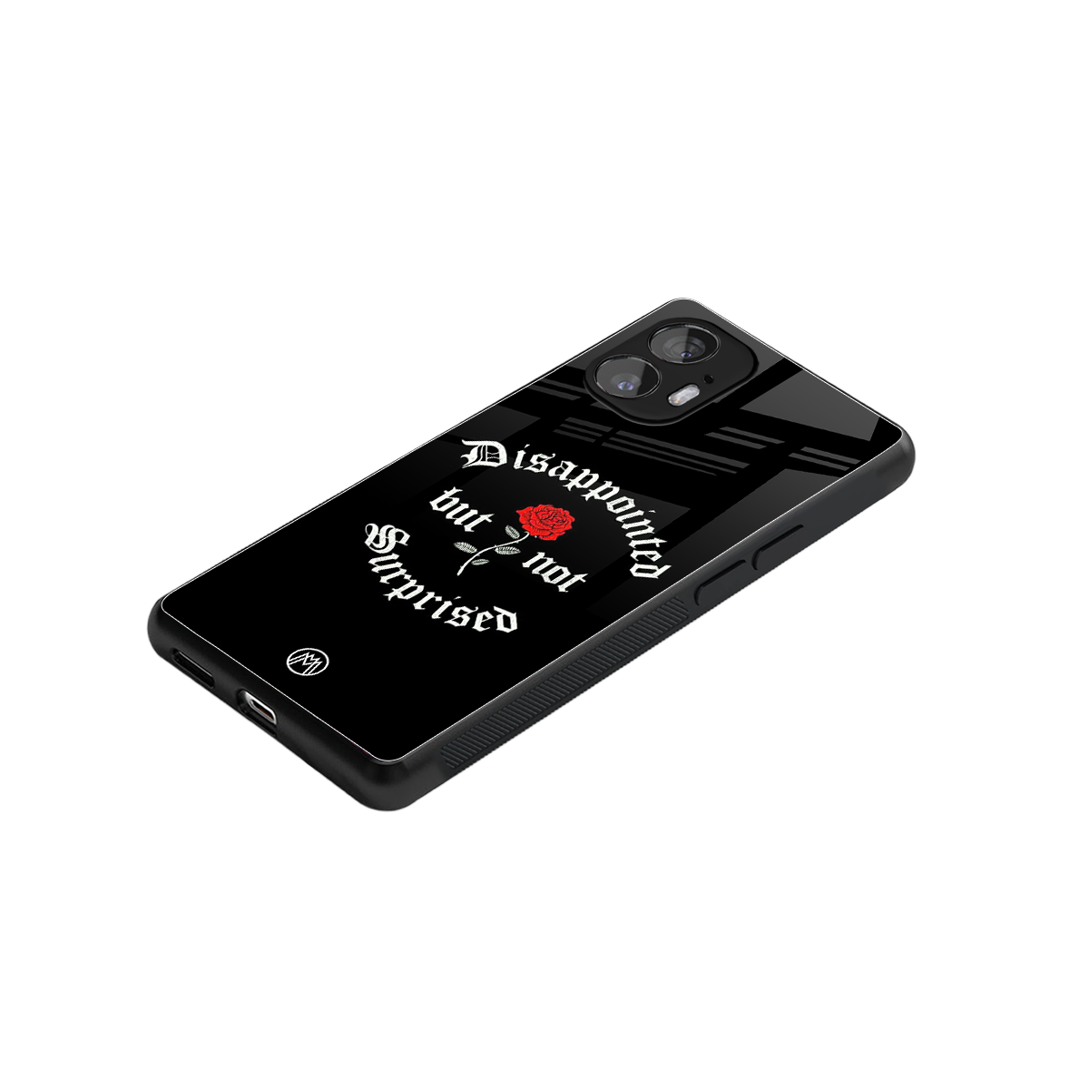 disappointed but not surprised back phone cover | glass case for nothing phone 2