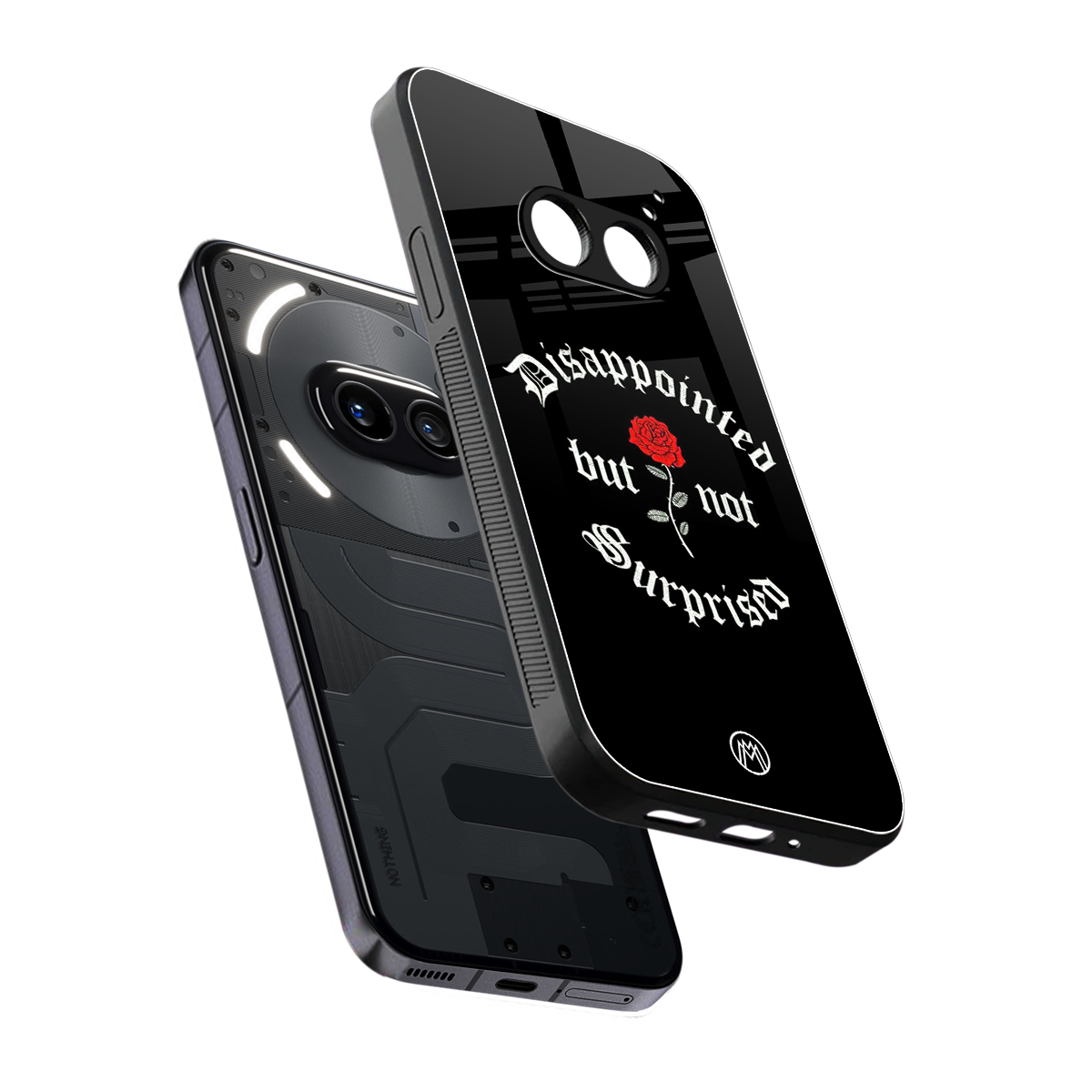 disappointed but not surprised back phone cover | glass case for nothing phone 2a