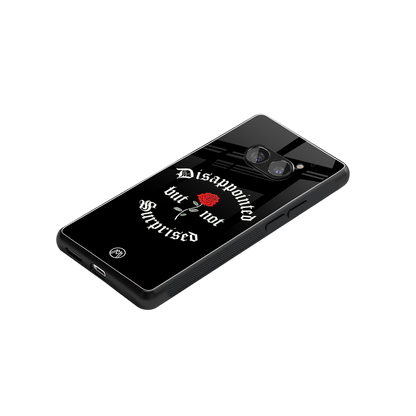 disappointed but not surprised back phone cover | glass case for nothing phone 2a