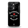 disappointed but not surprised back phone cover | glass case for oneplus nord 3