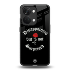 disappointed but not surprised back phone cover | glass case for oneplus nord 3