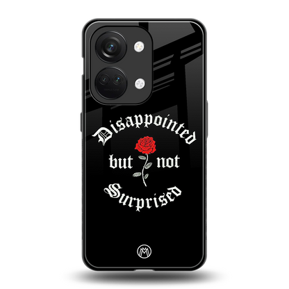 disappointed but not surprised back phone cover | glass case for oneplus nord 3