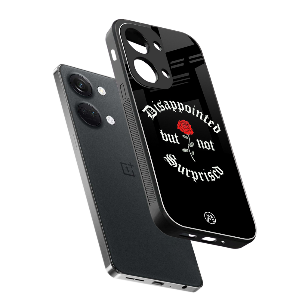 disappointed but not surprised back phone cover | glass case for oneplus nord 3