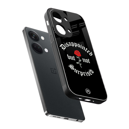 disappointed but not surprised back phone cover | glass case for oneplus nord 3