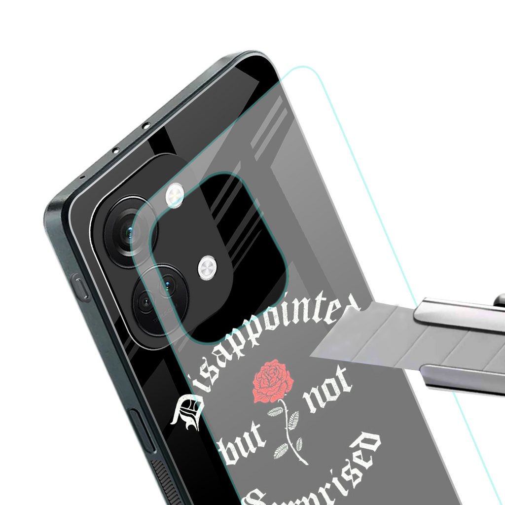 disappointed but not surprised back phone cover | glass case for oneplus nord 3