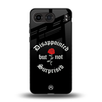 disappointed but not surprised back phone cover | glass case for oneplus nord 4