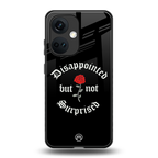 disappointed but not surprised back phone cover | glass case for oneplus nord ce 3