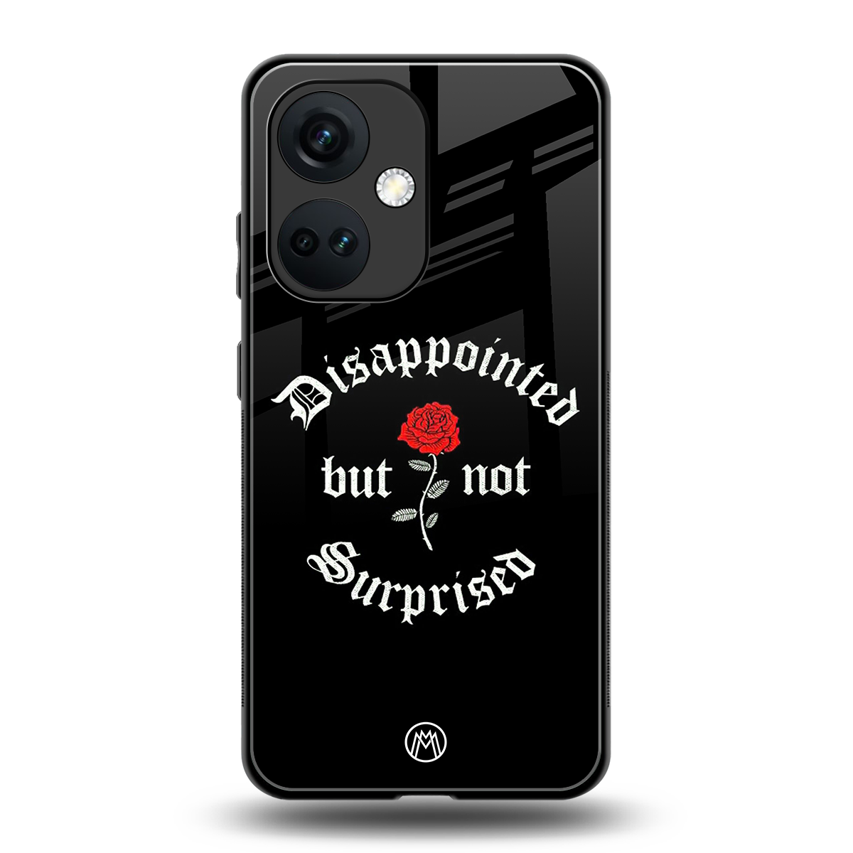 disappointed but not surprised back phone cover | glass case for oneplus nord ce 3