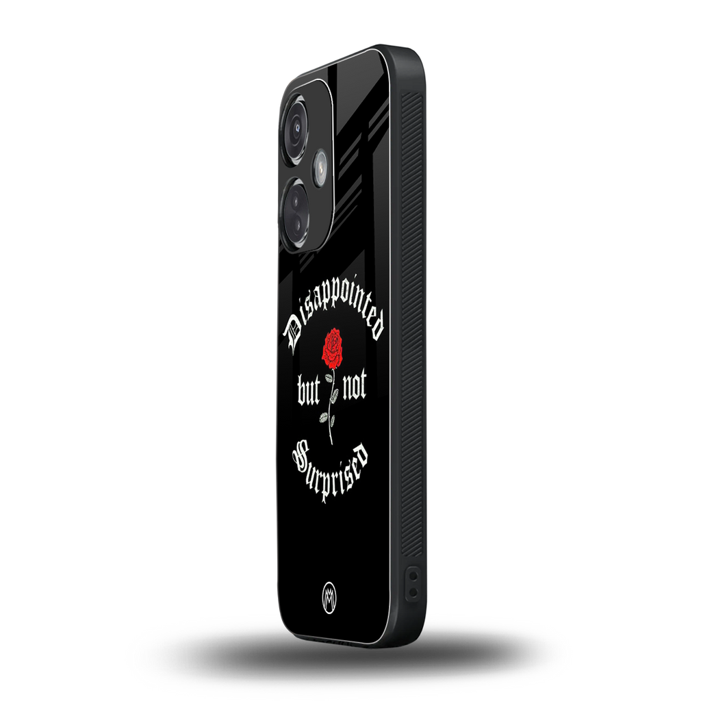 disappointed but not surprised back phone cover | glass case for oneplus nord ce 3
