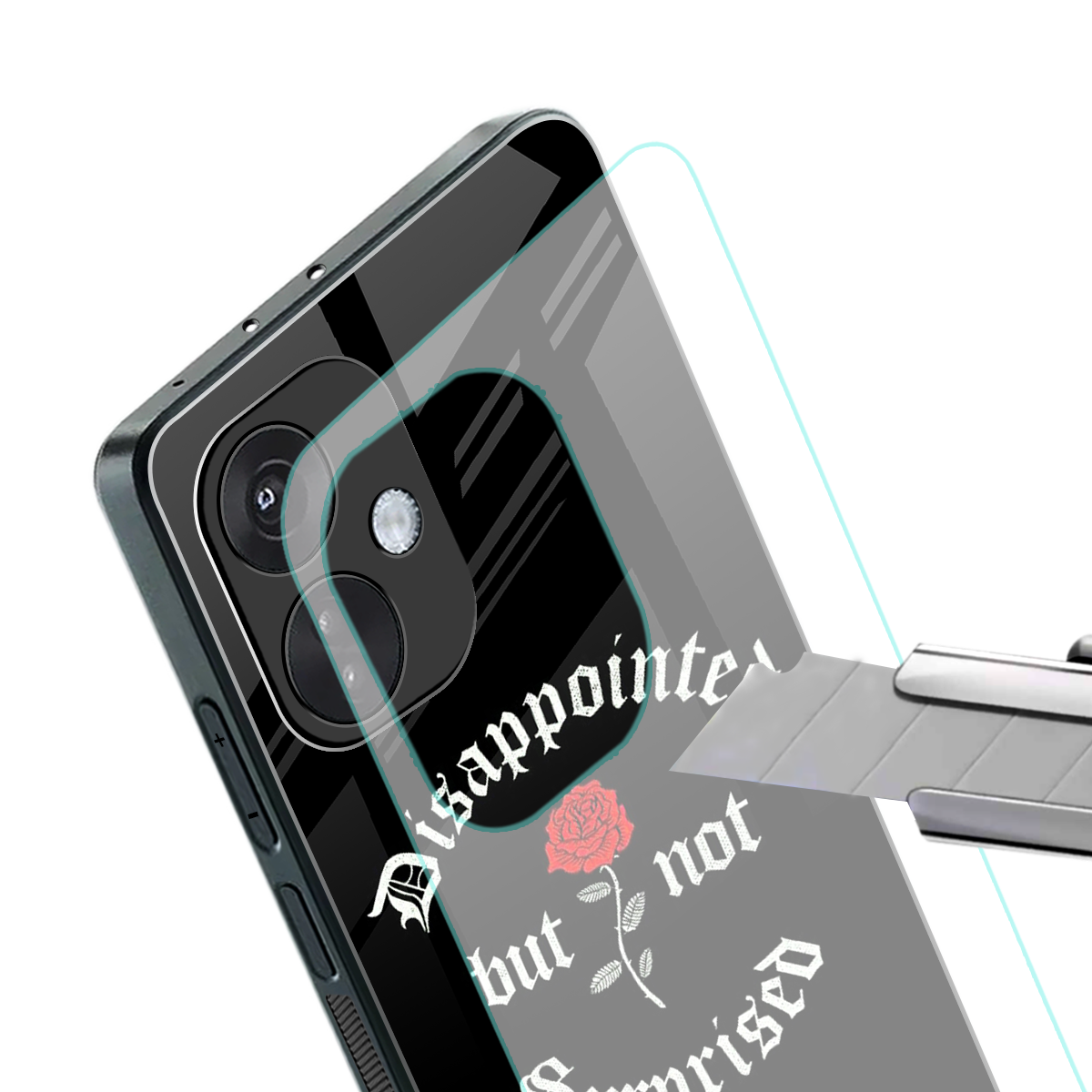 disappointed but not surprised back phone cover | glass case for oneplus nord ce 3