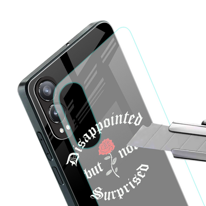 disappointed but not surprised back phone cover | glass case for oneplus nord ce 4 lite