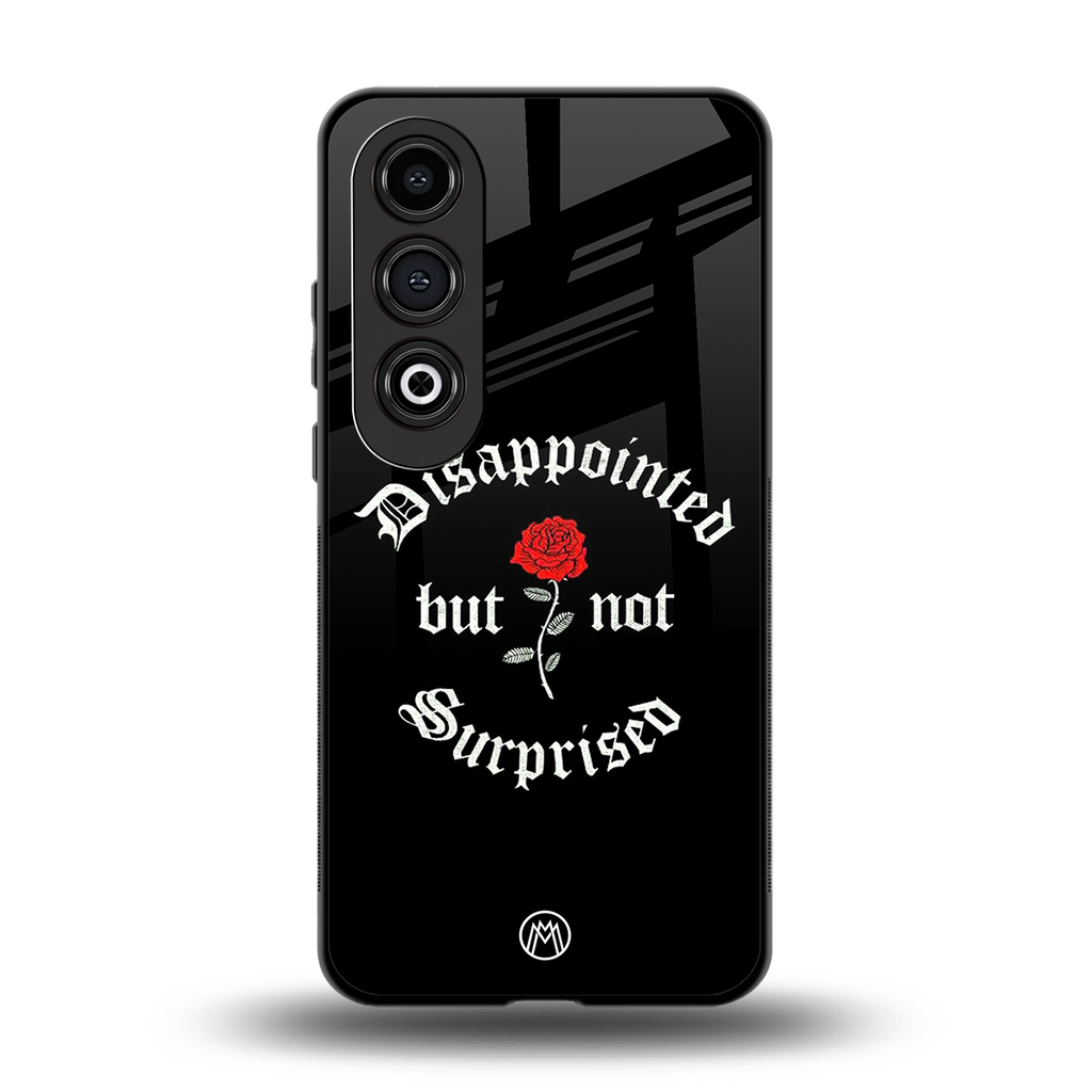 disappointed but not surprised back phone cover | glass case for oneplus nord ce 4