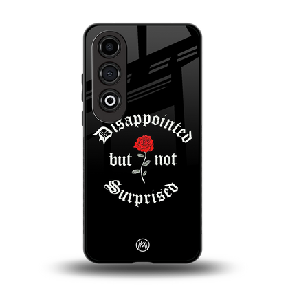 disappointed but not surprised back phone cover | glass case for oneplus nord ce 4