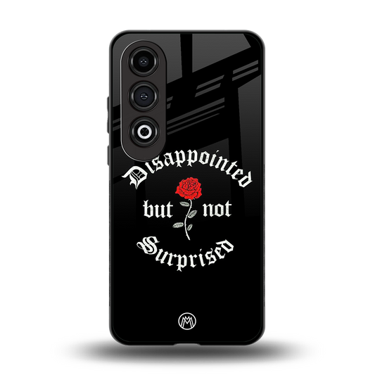 disappointed but not surprised back phone cover | glass case for oneplus nord ce 4
