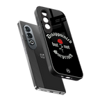 disappointed but not surprised back phone cover | glass case for oneplus nord ce 4