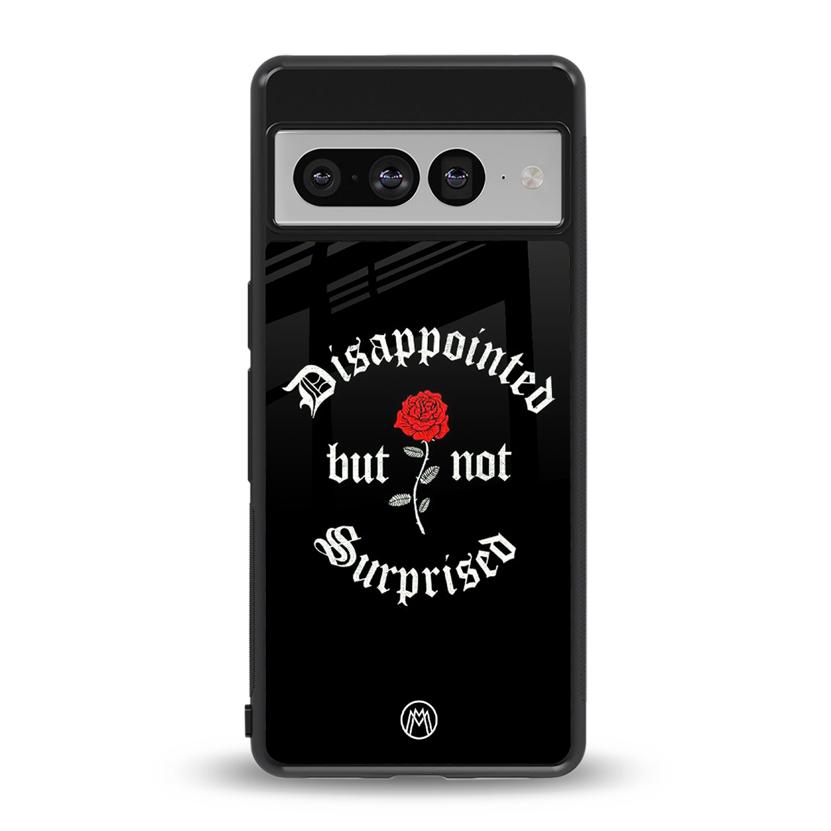 disappointed but not surprised back phone cover | glass case for google pixel 7 pro