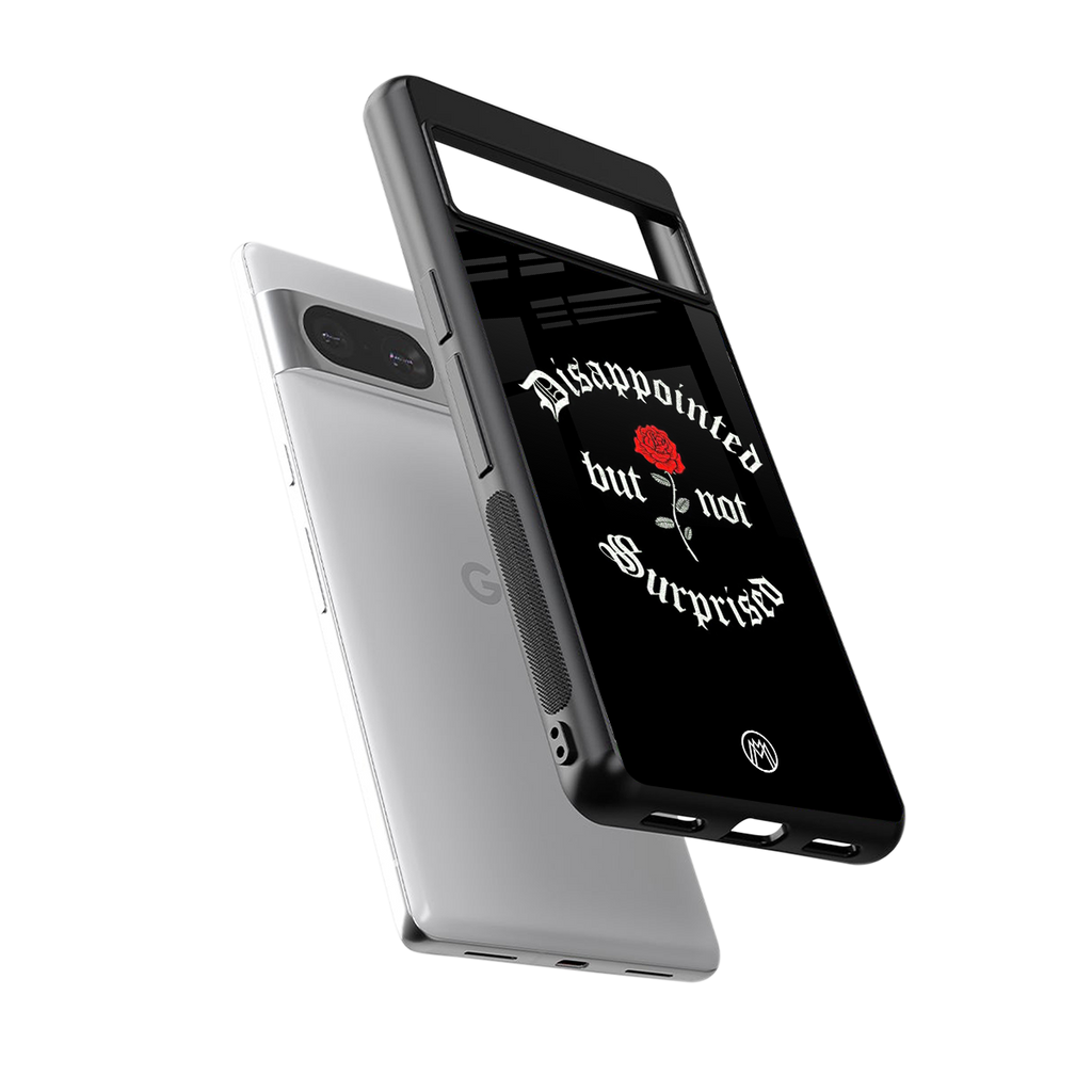 disappointed but not surprised back phone cover | glass case for Google Pixel 8