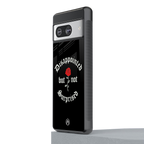 disappointed but not surprised back phone cover | glass case for Google Pixel 8