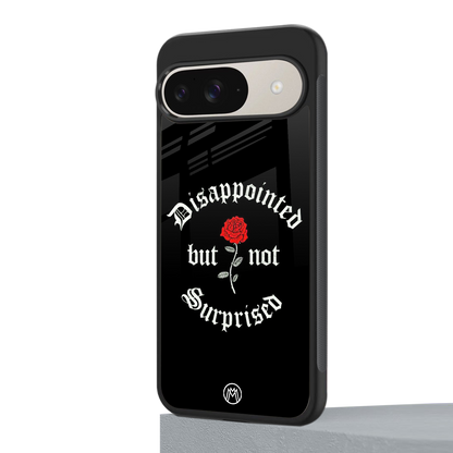 disappointed but not surprised back phone cover | glass case for google pixel 9