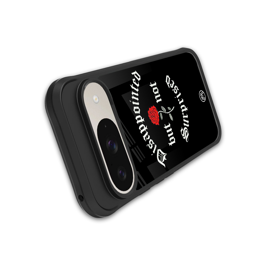 disappointed but not surprised back phone cover | glass case for google pixel 9