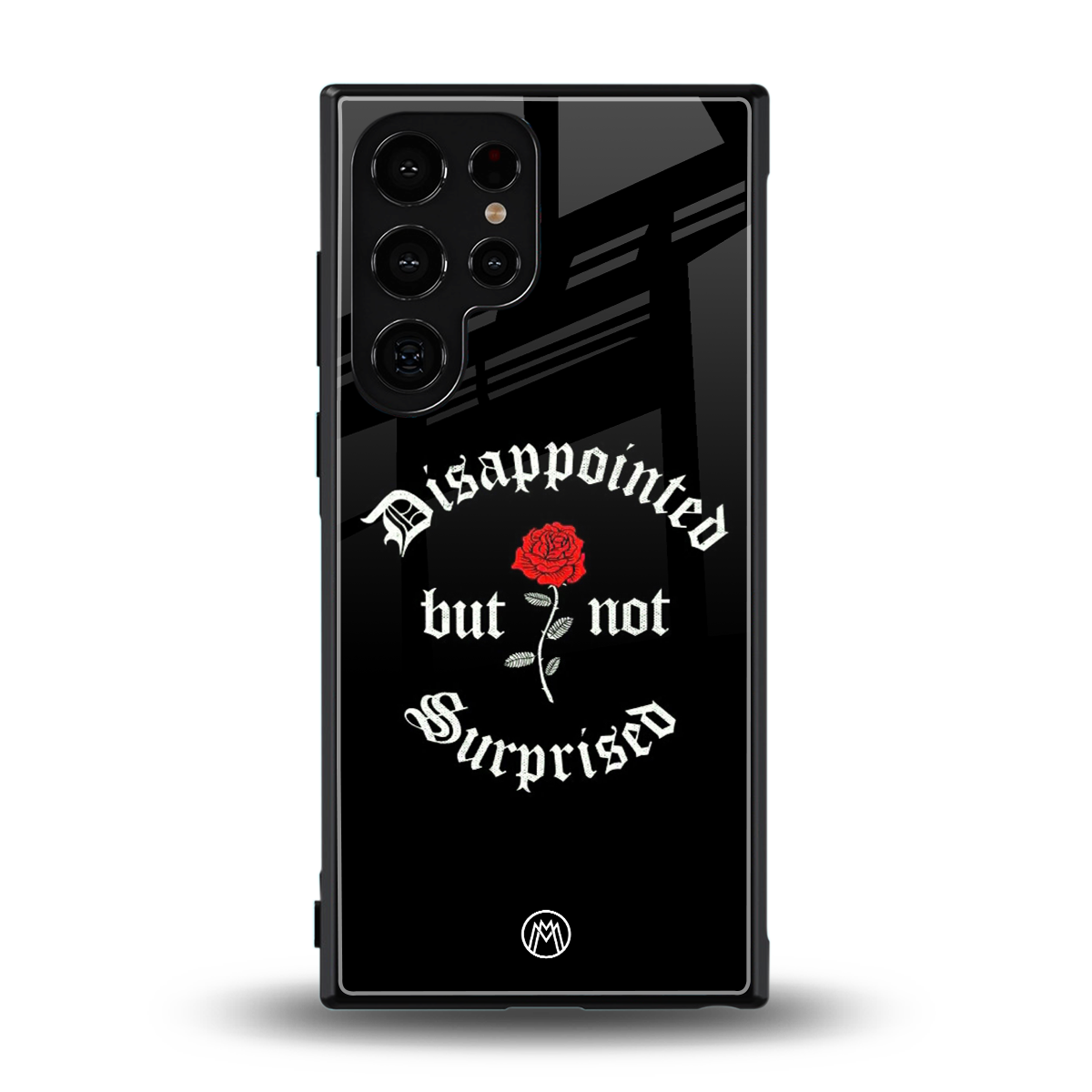 disappointed but not surprised back phone cover | glass case for samsung galaxy s24 ultra