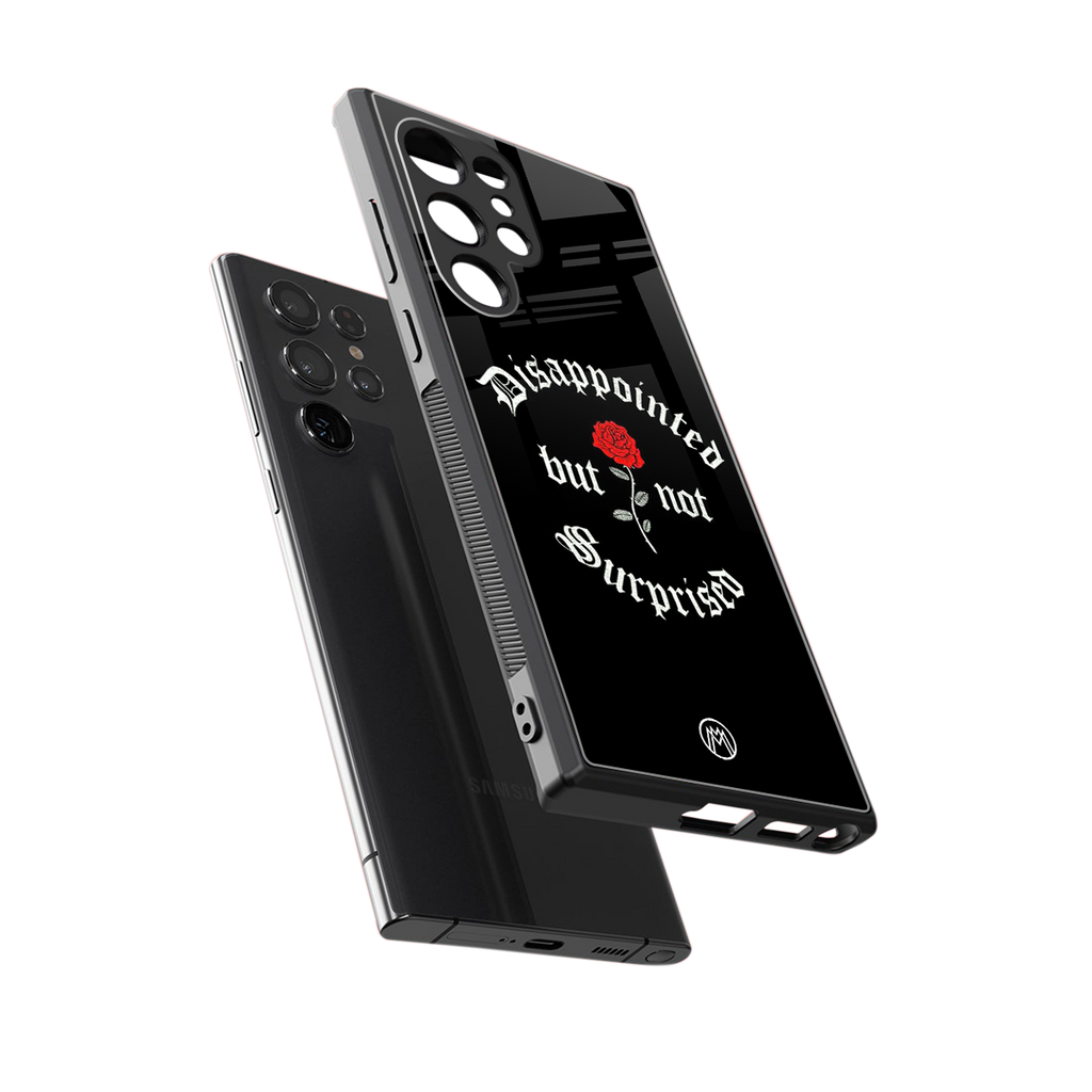 disappointed but not surprised back phone cover | glass case for samsung galaxy s24 ultra