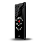 disappointed but not surprised back phone cover | glass case for samsung galaxy s24 ultra