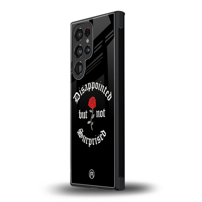 disappointed but not surprised back phone cover | glass case for samsung galaxy s23 ultra