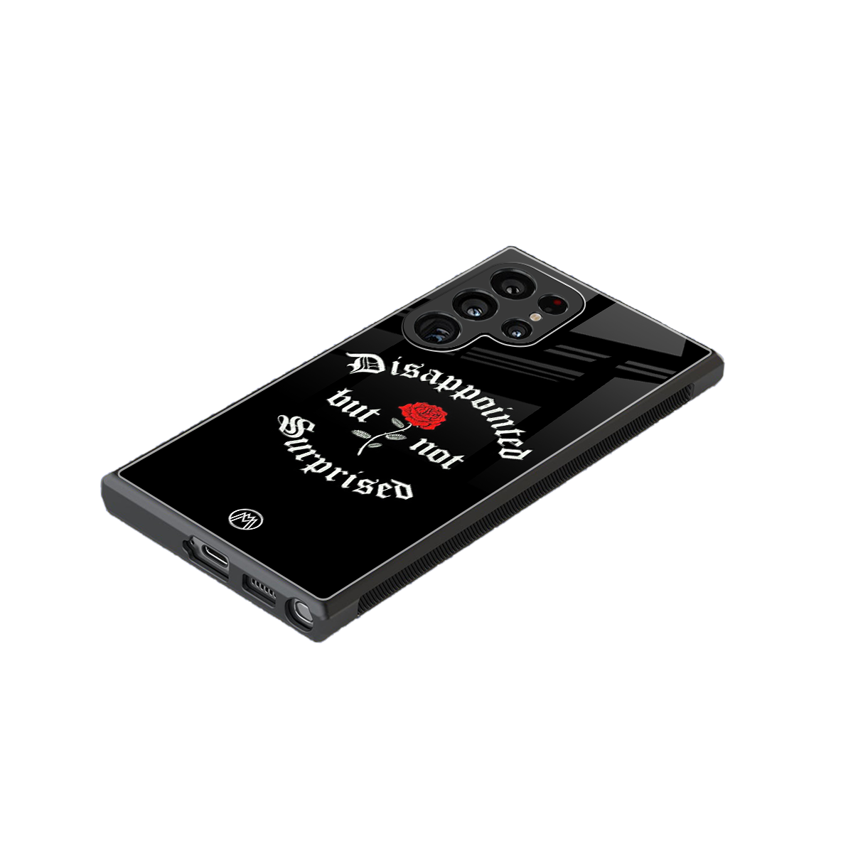 disappointed but not surprised back phone cover | glass case for samsung galaxy s24 ultra