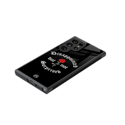 disappointed but not surprised back phone cover | glass case for samsung galaxy s23 ultra