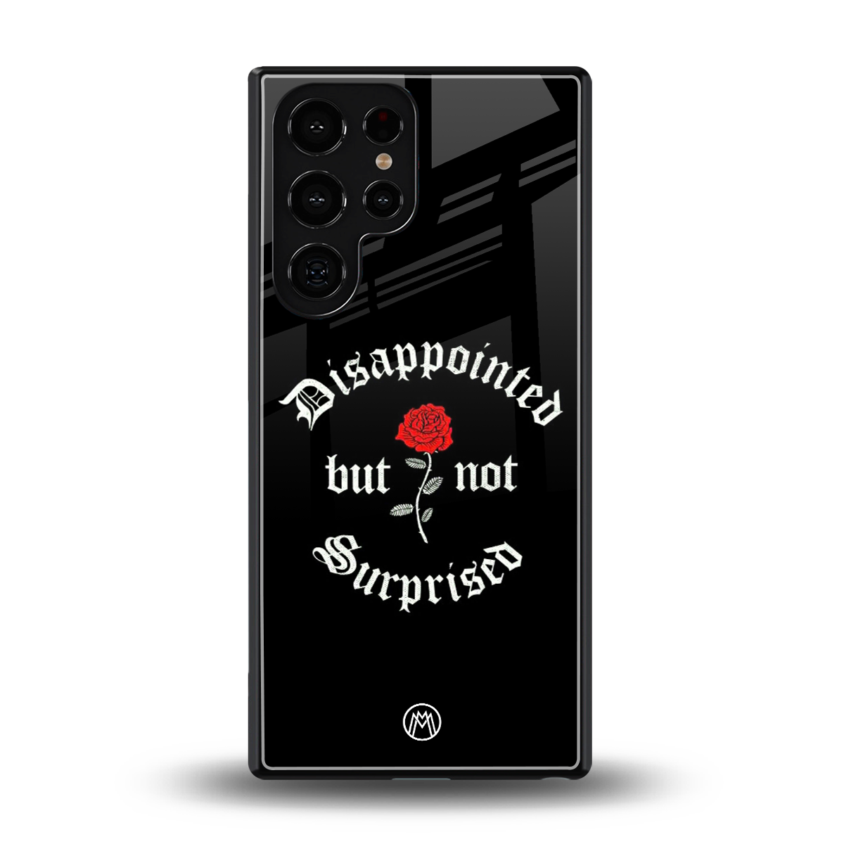 disappointed but not surprised back phone cover | glass case for samsung galaxy s25 ultra