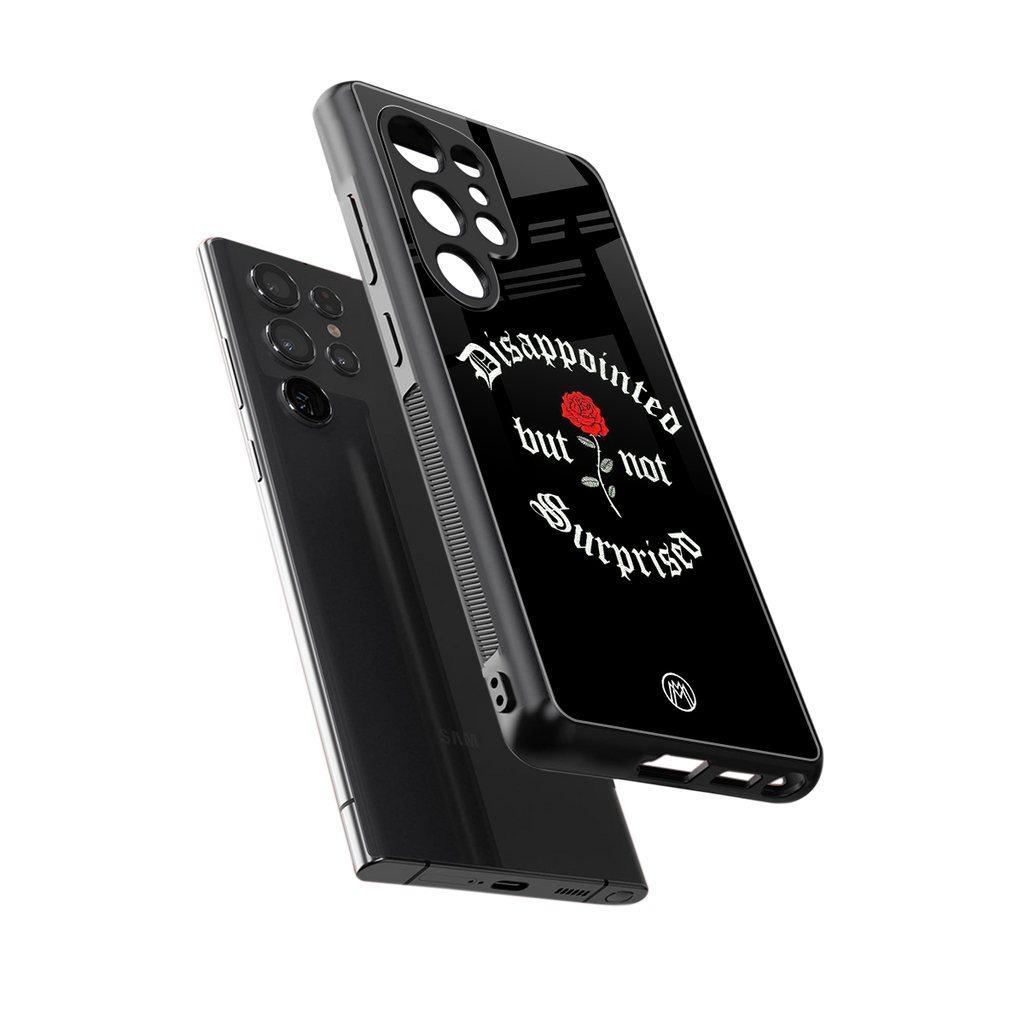 disappointed but not surprised back phone cover | glass case for samsung galaxy s25 ultra