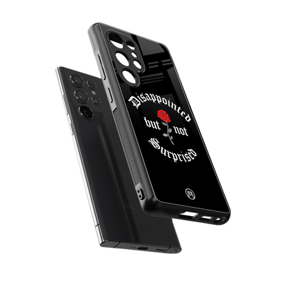 disappointed but not surprised back phone cover | glass case for samsung galaxy s25 ultra