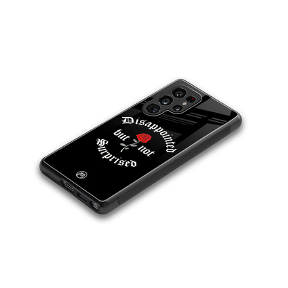 disappointed but not surprised back phone cover | glass case for samsung galaxy s25 ultra