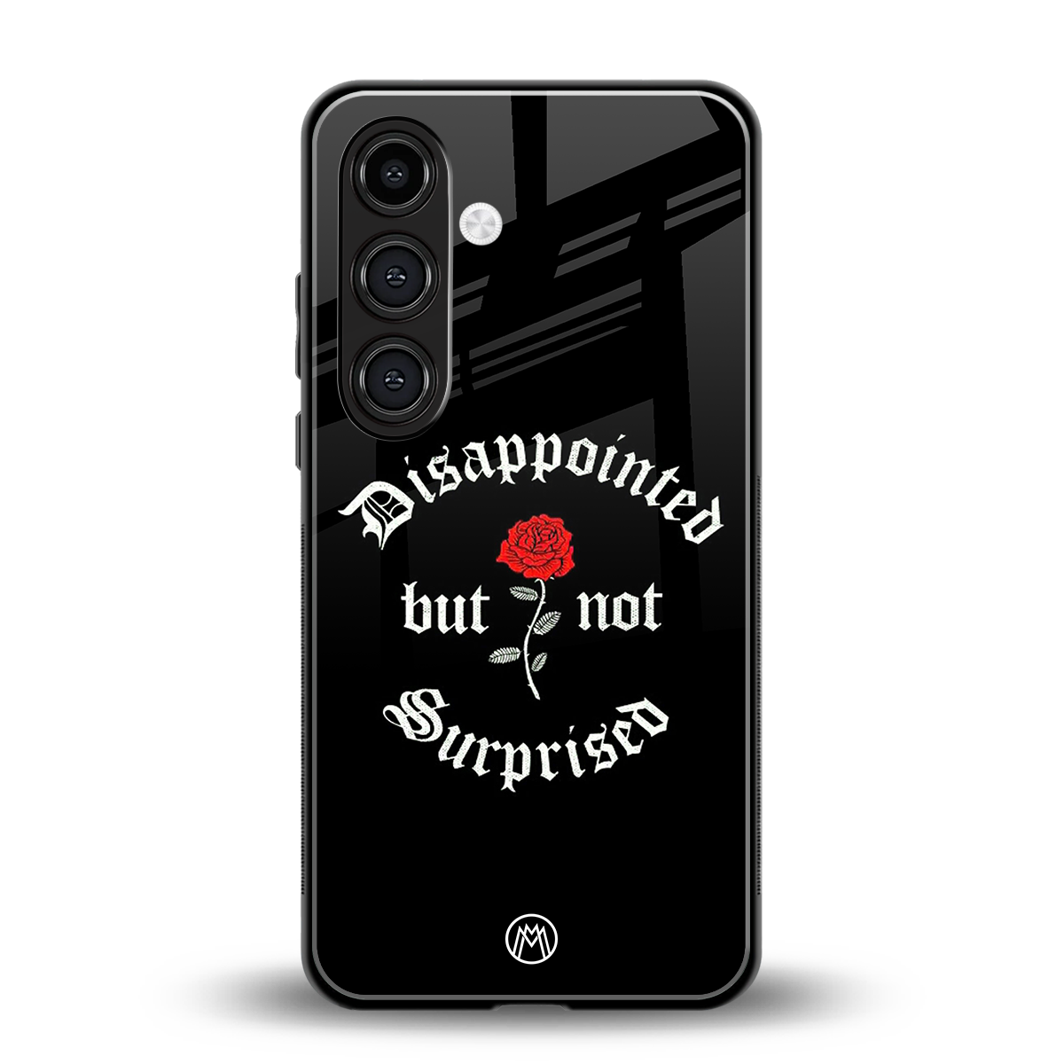 disappointed but not surprised back phone cover | glass case for samsung galaxy s25