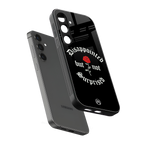 disappointed but not surprised back phone cover | glass case for samsung galaxy s24