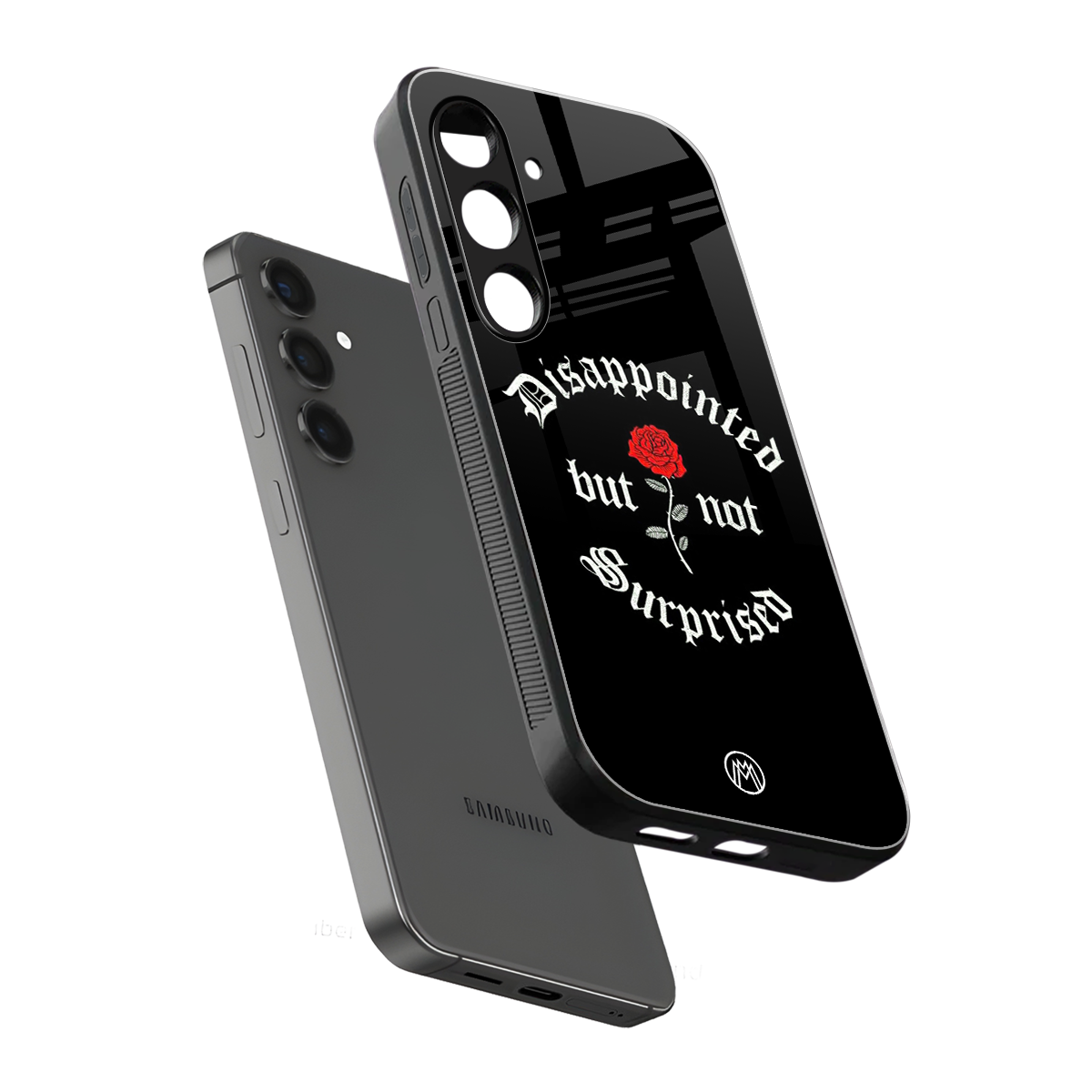 disappointed but not surprised back phone cover | glass case for samsung galaxy s25 plus