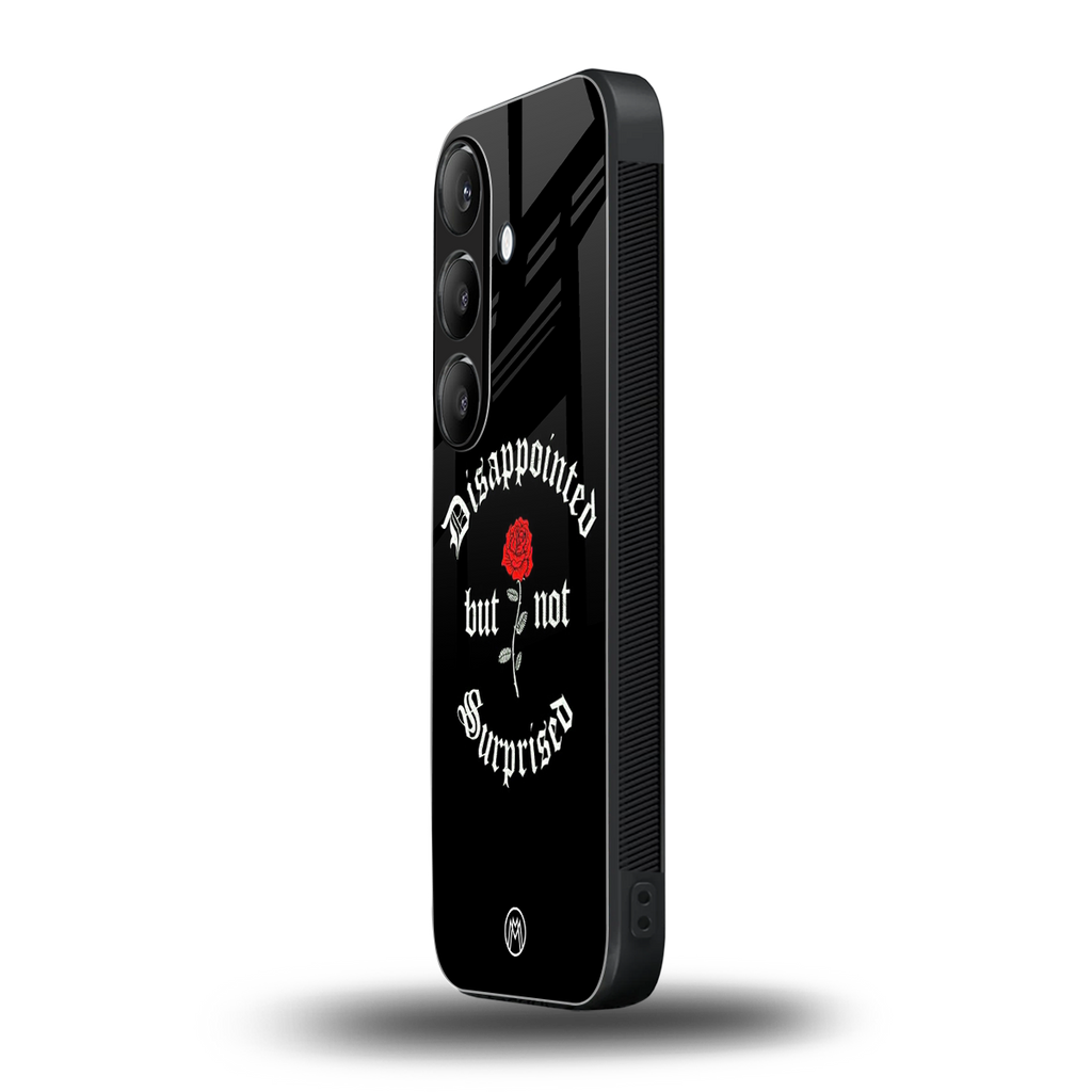 disappointed but not surprised back phone cover | glass case for samsung galaxy s24