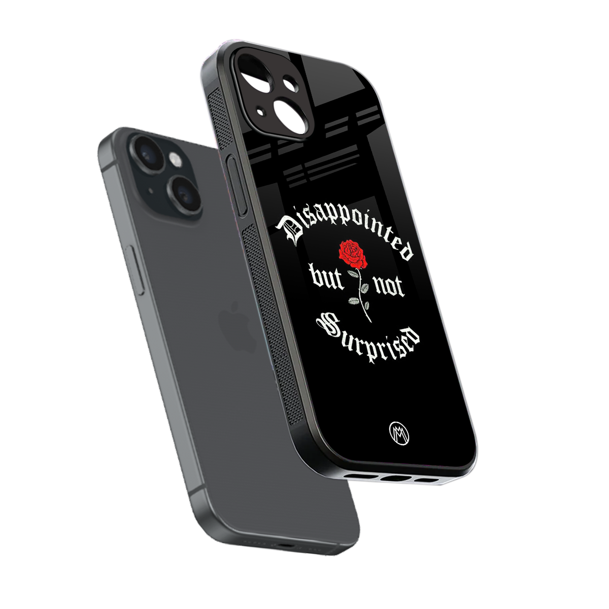 disappointed but not surprised back phone cover | glass case for iphone 15