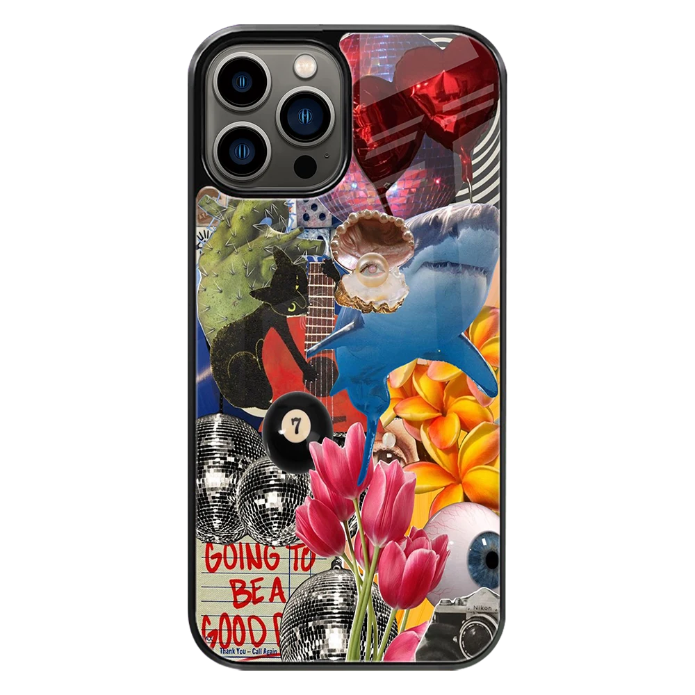 Premium Glass Back Mobile Phone Cover for iPhone, Samsung, OnePlus, Google Pixel, Redmi, Oppo, Vivo & Realme